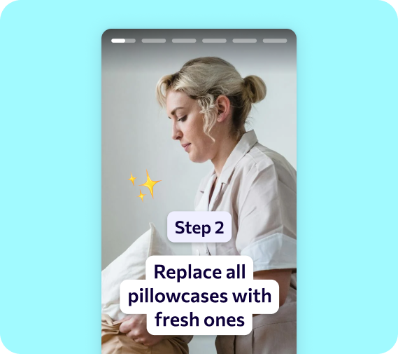 Guide - replace all pillowcases with fresh ones