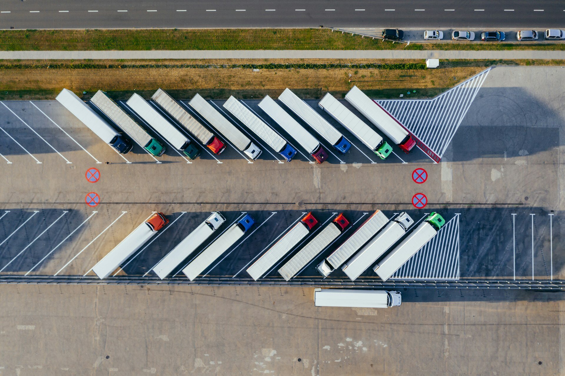 Trucks from above stock